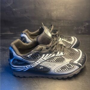 Black and Gray Athletic Sneakers